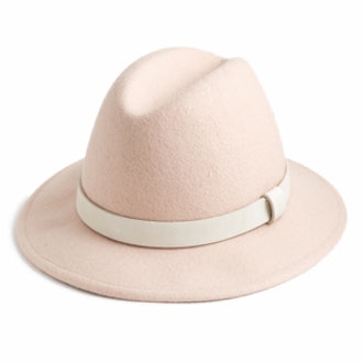 Classic Felt Hat with Leather Band