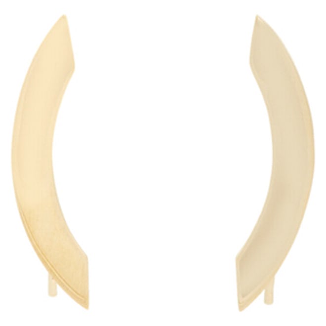 Curved Flat Plate Earrings