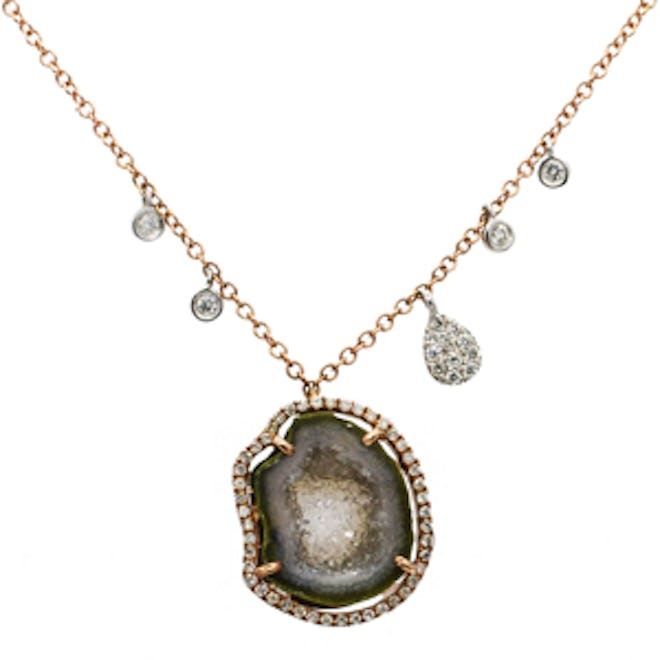 Geode Diamond Necklace