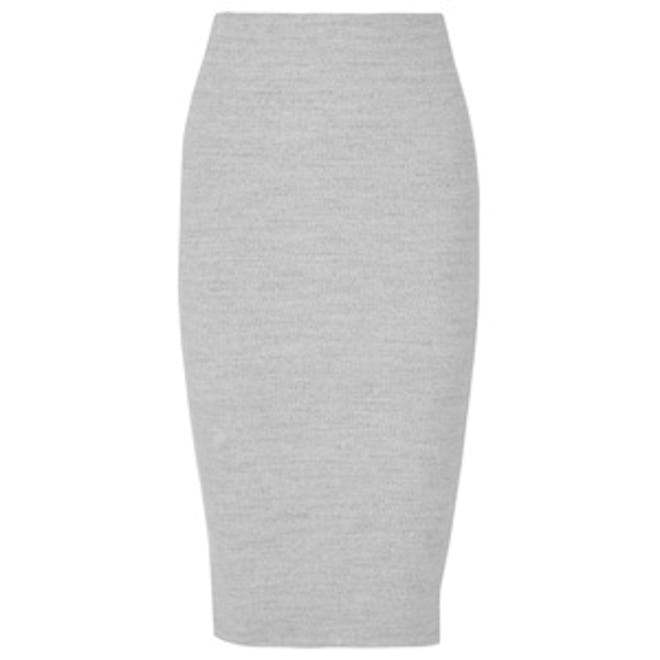 Ribbed Pencil Skirt