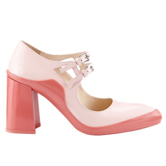Double-Buckle Mary Jane Pump