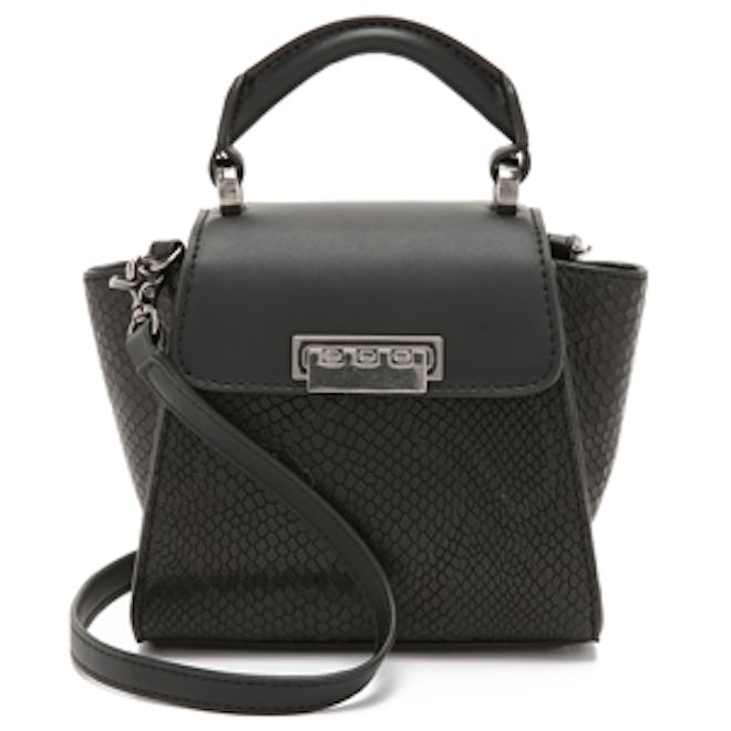 Embossed Eartha Mini Cross Body Bag