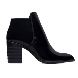 Wide Heel Ankle Boot