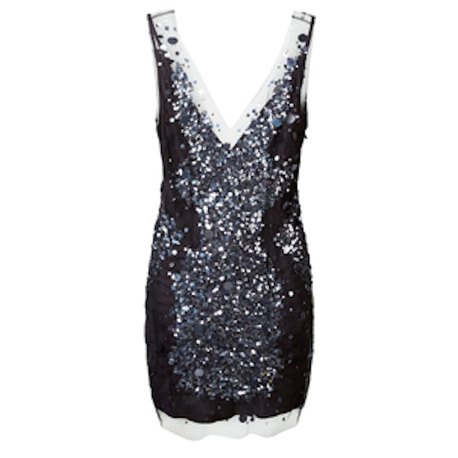 Sheer Sequinned Dress