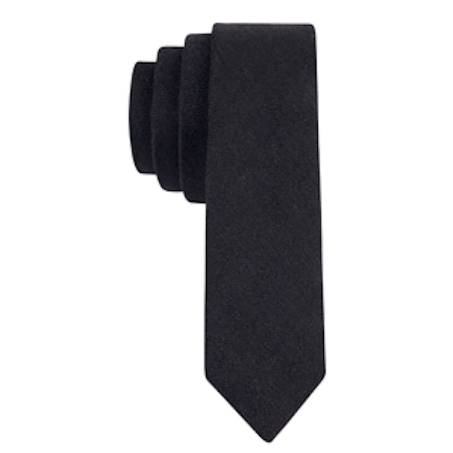 Boucle Solid Skinny Tie