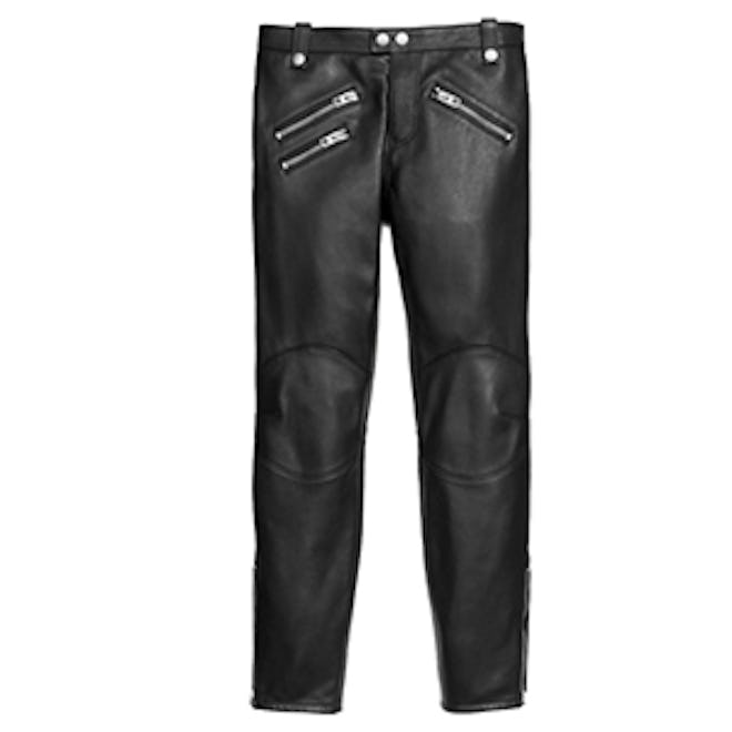 LEATHER Biker Jeans