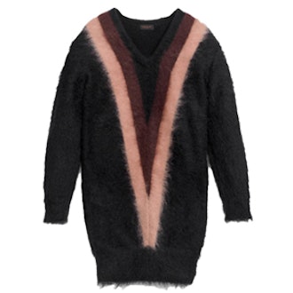 COLORBLOCK Brushed V-Neck Sweater Dress