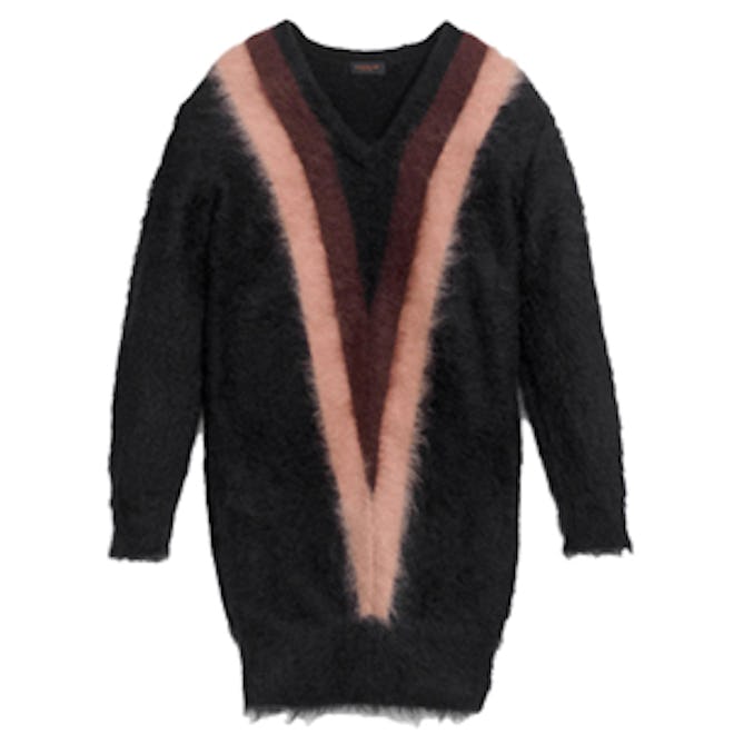 COLORBLOCK Brushed V-Neck Sweater Dress