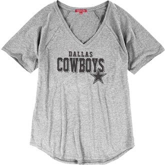 Women’s Dallas Cowboys Bold Block V-Neck Tee