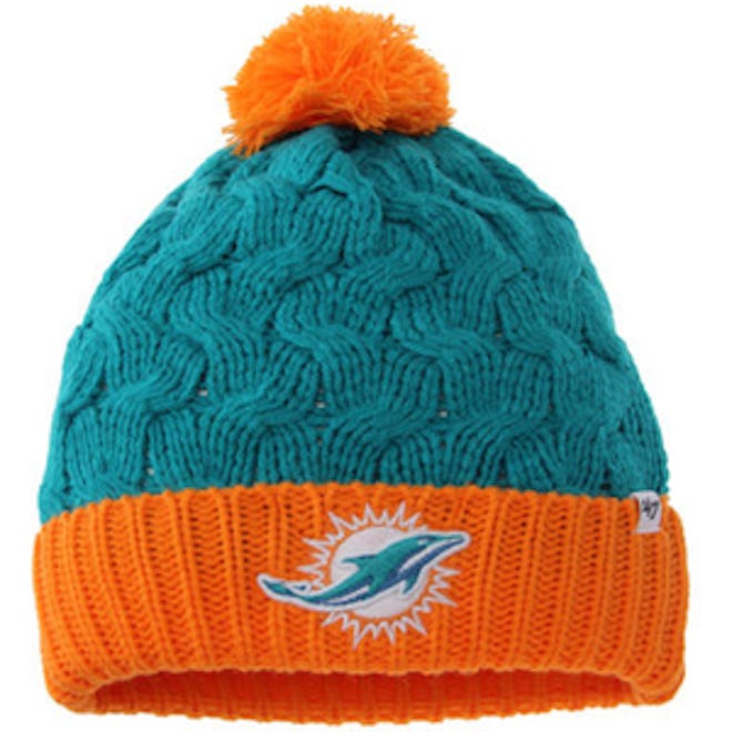 ’47 Brand Miami Dolphins Ladies Matterhorn Cuffed Beanie