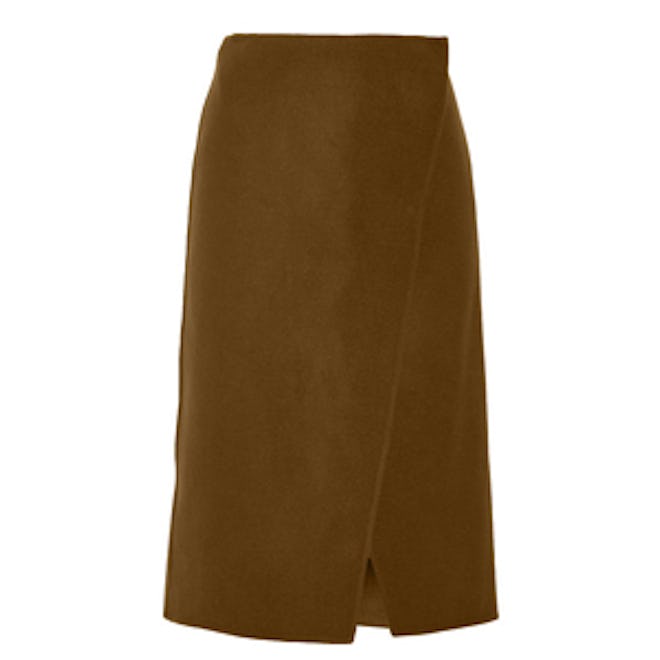 Wool Wrap Skirt