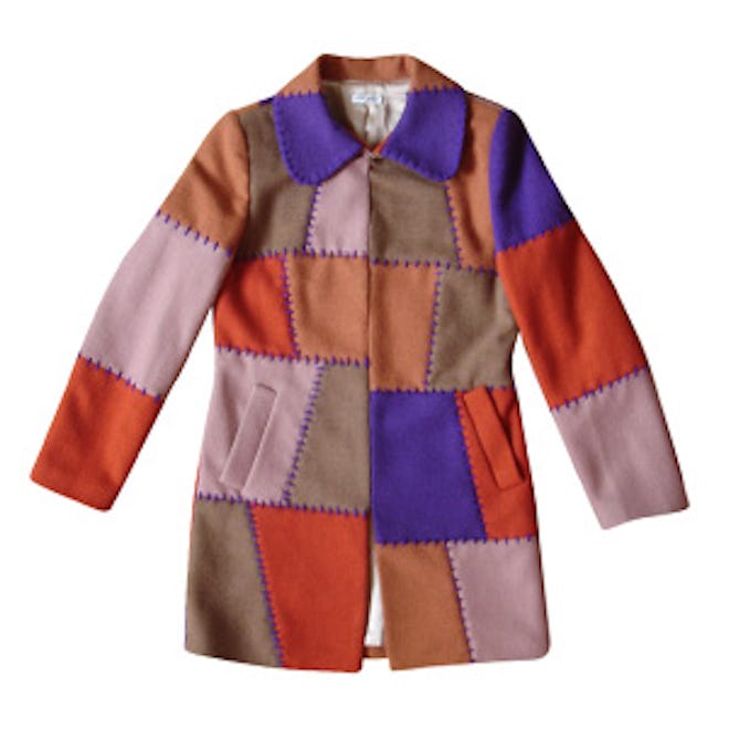 Multicolor Wool Coat