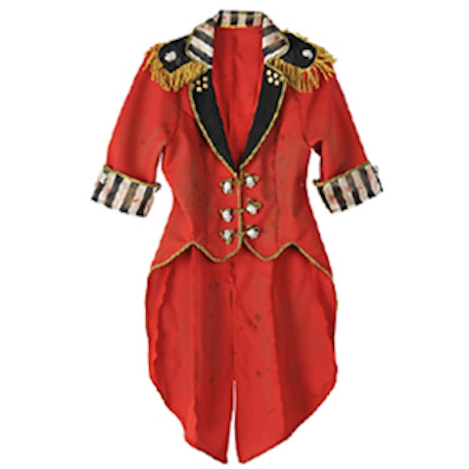 Cropped Red Ringmaster Jacket