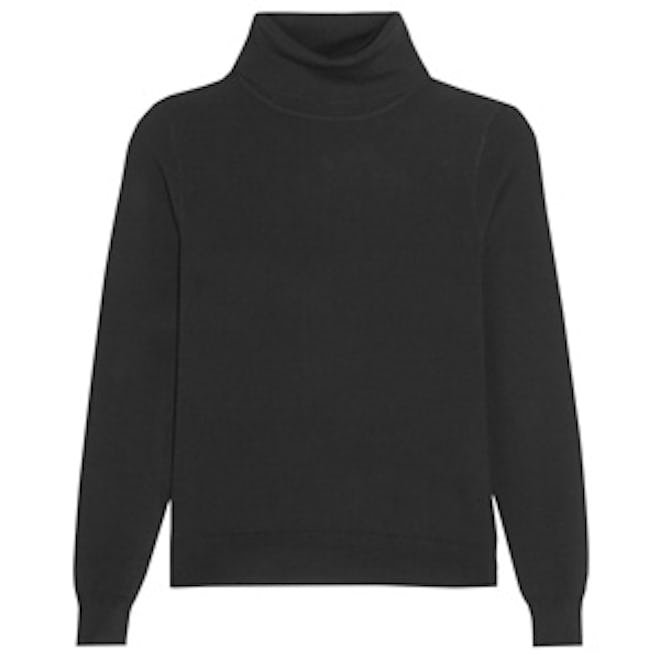 Stretch-Knit Turtleneck Sweater
