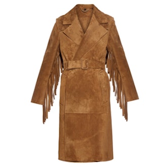 Fringed Suede Coat