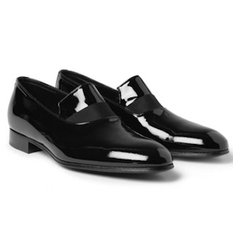 Odessa Patent-Leather Slippers