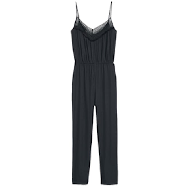 Crochet Panel Jumpsuit