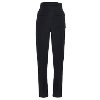 Patch Pocket High-Rise Trousers