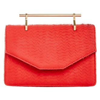 Indre Handbag In Red Ischia Textured Leather