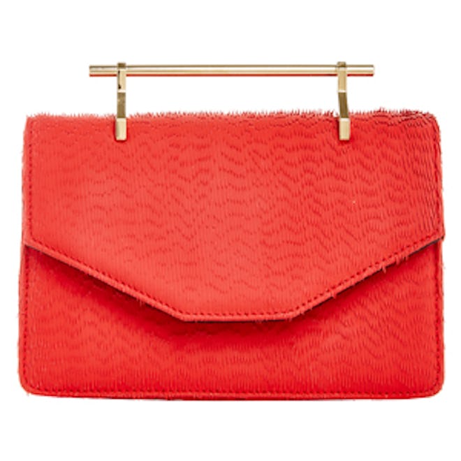 Indre Handbag In Red Ischia Textured Leather