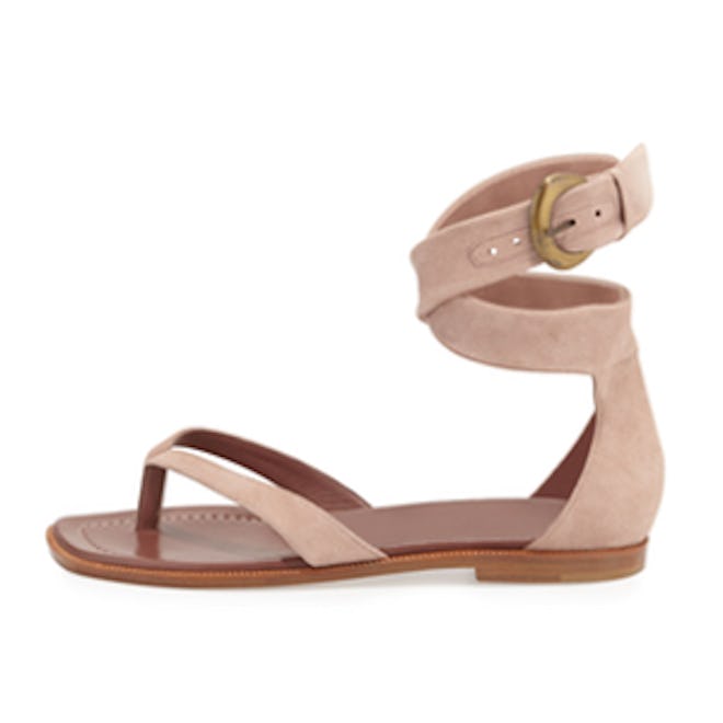 Zolia Ankle-Wrap Thong Sandal