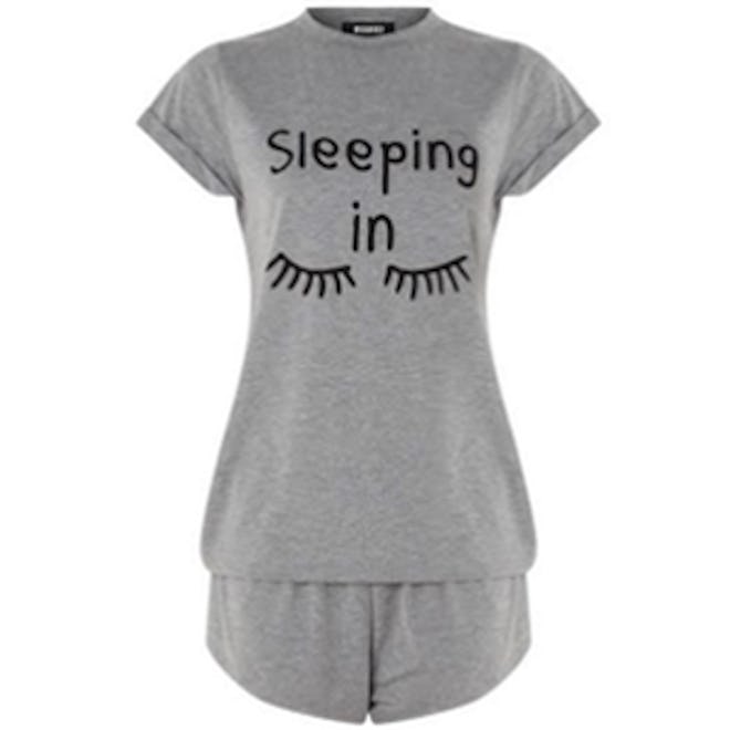 Sleeping In Pajama Set