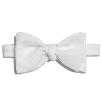 Cotton-Pique Bow Tie