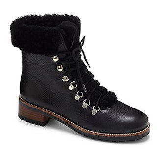 Ezrah Shearling Lace Up Bootie