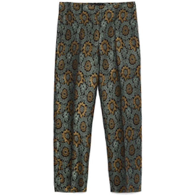Jacquard Cropped Trouser