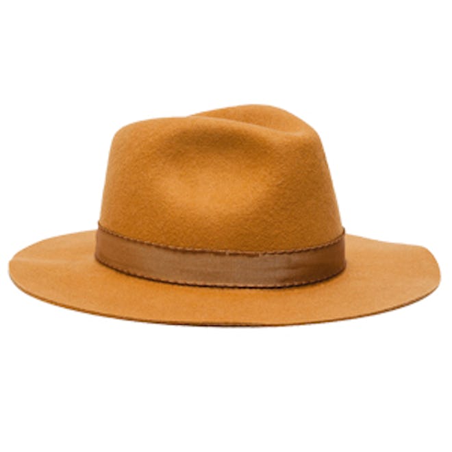 Narrow Brim Wool Hat