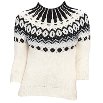 Crop Fairisle Sweater