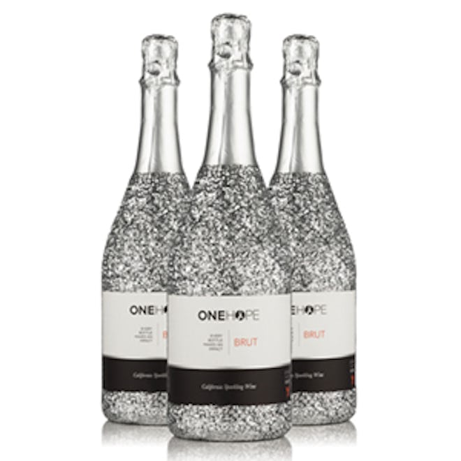 3 Pack Sparkling Wine Glitter Bottle