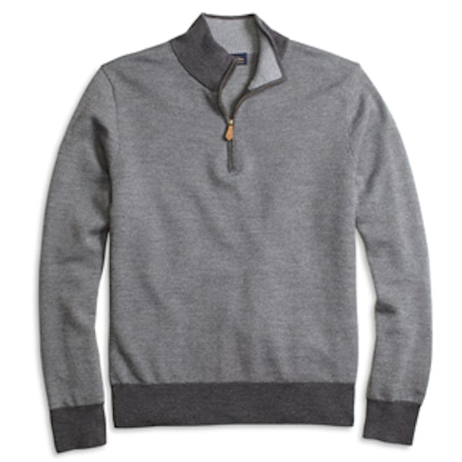 Merino Wool Half-Zip Sweater