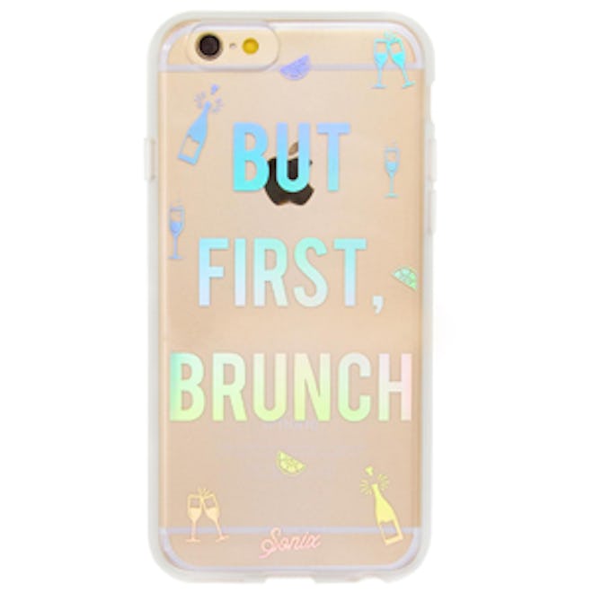 But First, Brunch Iridescent iPhone Case