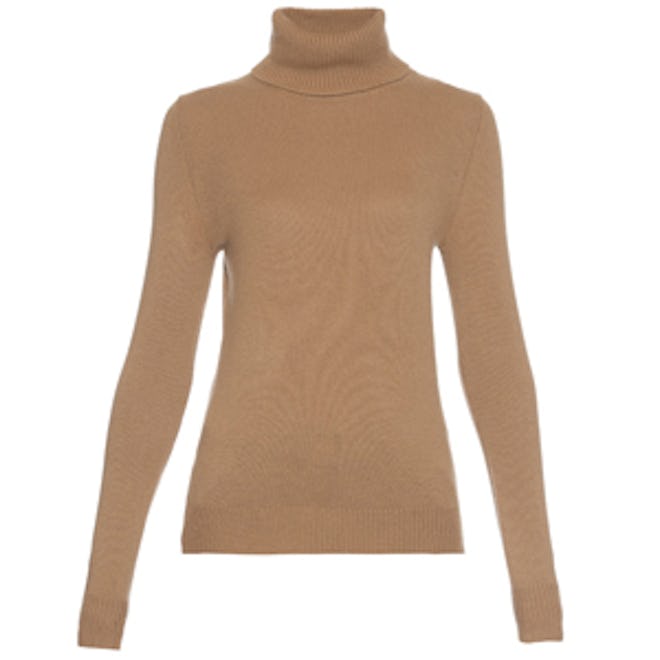 Roll-Neck Cashmere Sweater