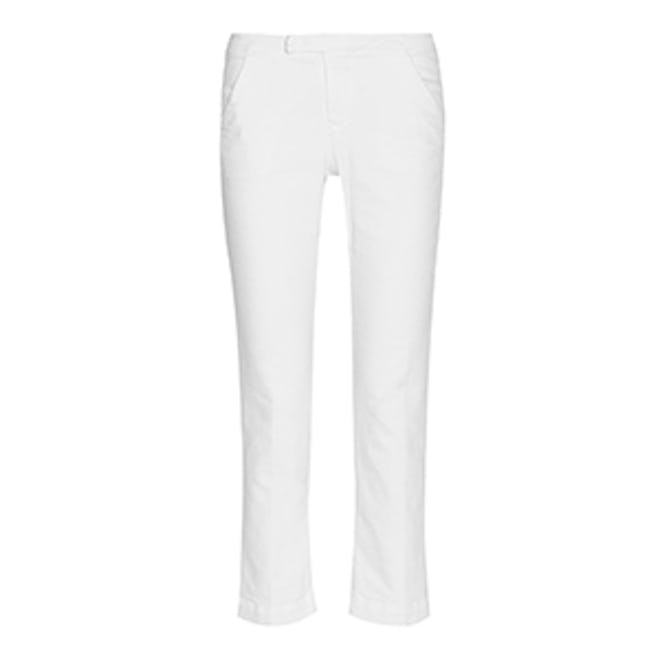 Le Cropped Stretch Cotton Blend Twill Pants
