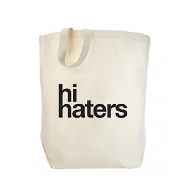 Hi Haters Canvas Tote