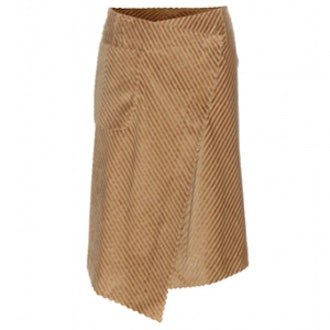 Cotton Corduroy Wrap Skirt