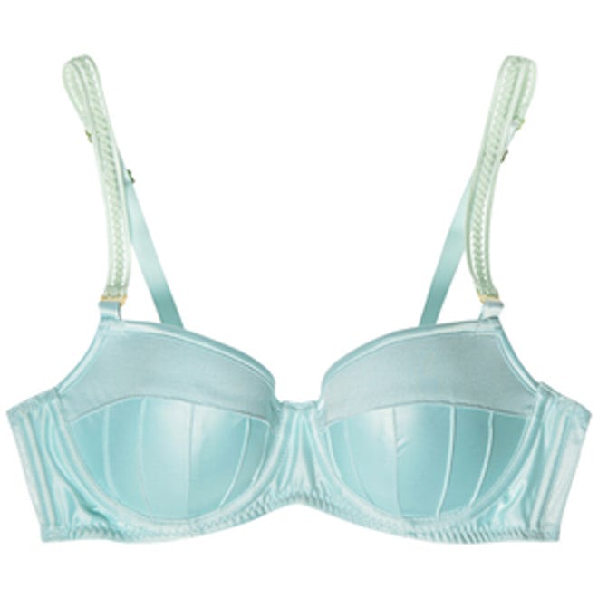 Stretch-Crepe Balconette Bra