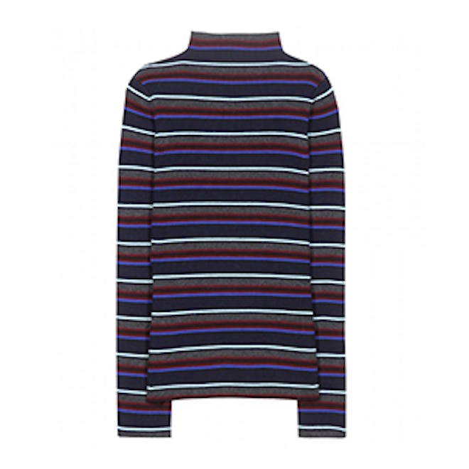 Striped Knitted Wool Sweater