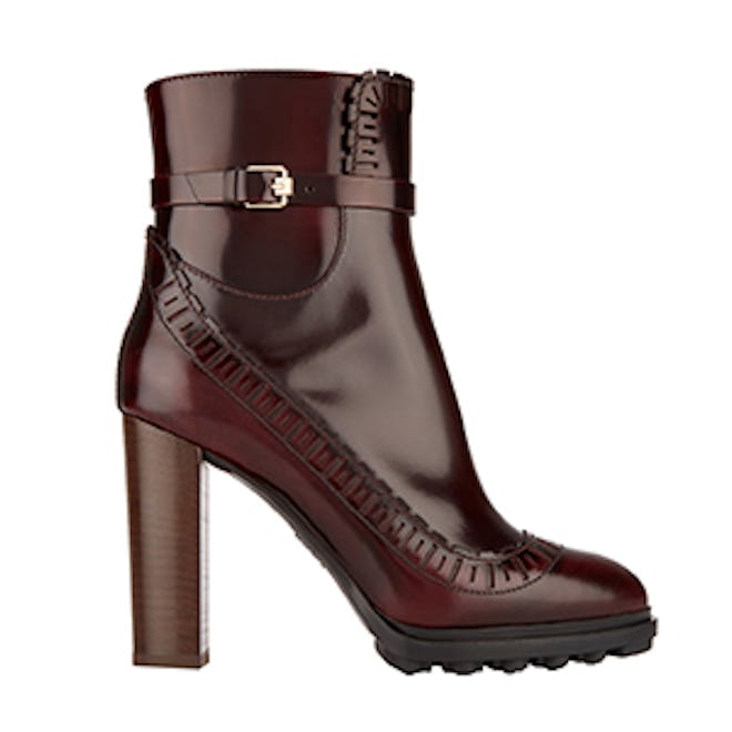 Patent-Leather Ankle Boots