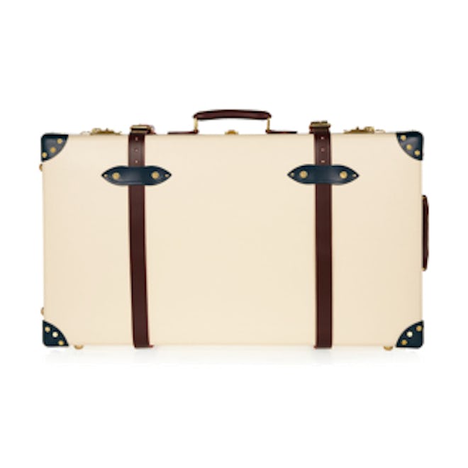 The Goring 30″ Leather-Trimmed Fiberboard Travel Trolley