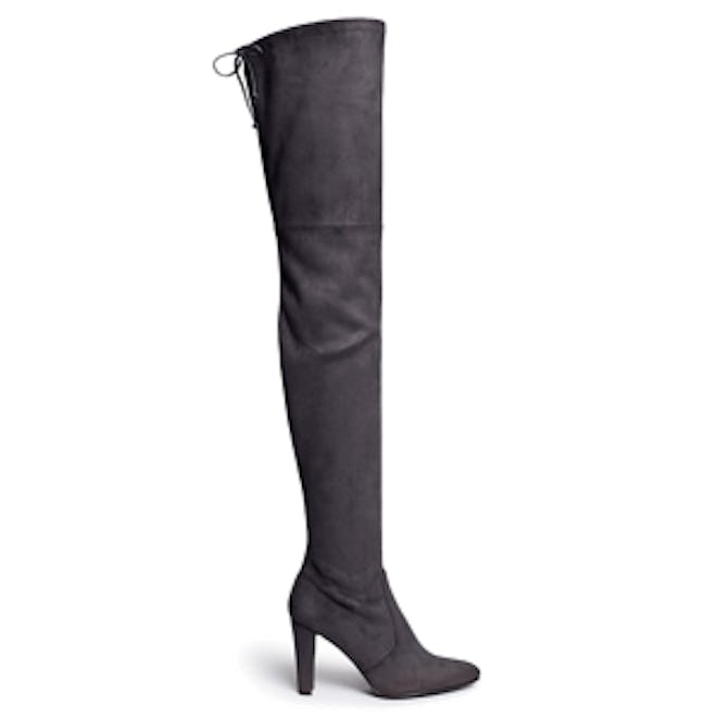 All Legs Stretch Suede Thigh High Boots