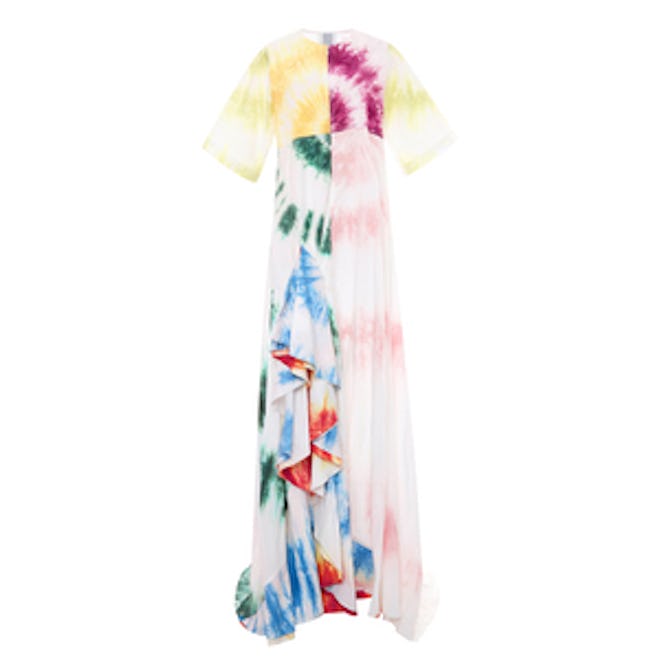 Cotton Poplin Gonzo Gown With Ruffles