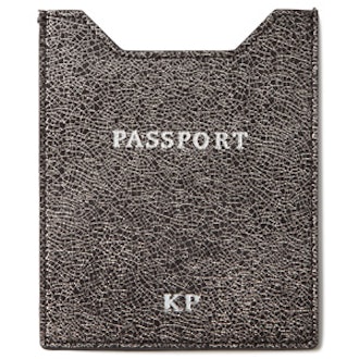 Glitter-Leather Passport Sleeve