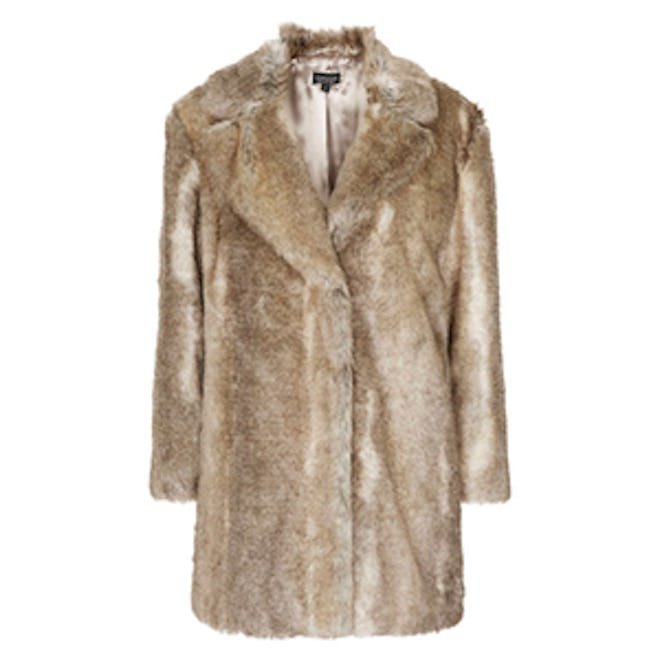 Faux Fur Tawny Coat
