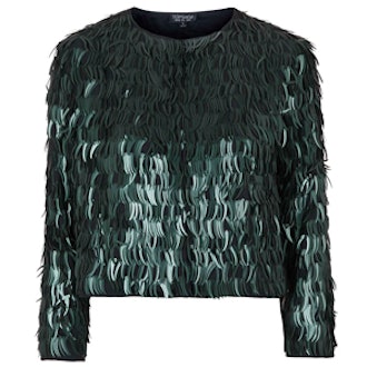 Feather Sequin Jacket