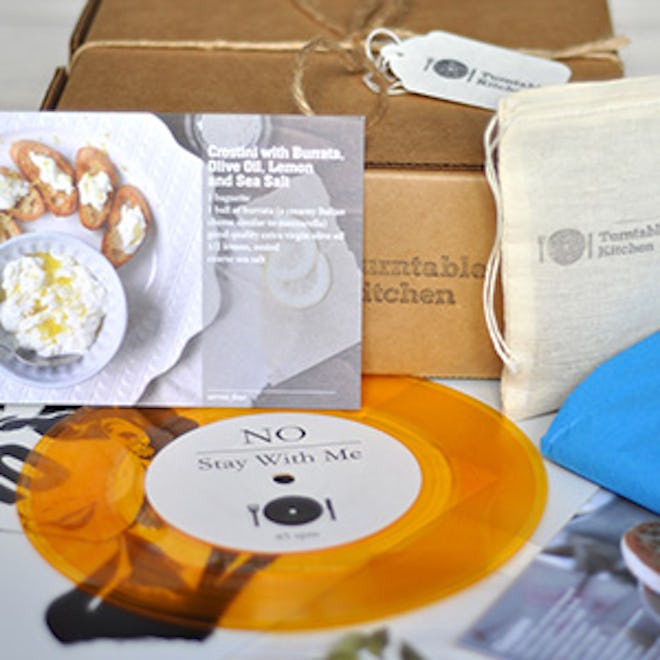 Recipe & Record Of The Month Subscription Box
