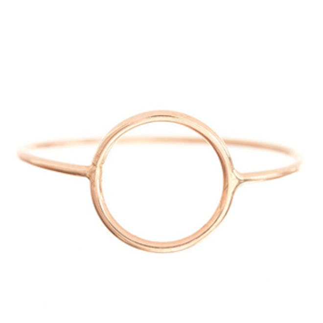 Rose Gold Silhouette Ring