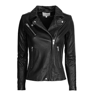 Tamie Belted Leather Jacket